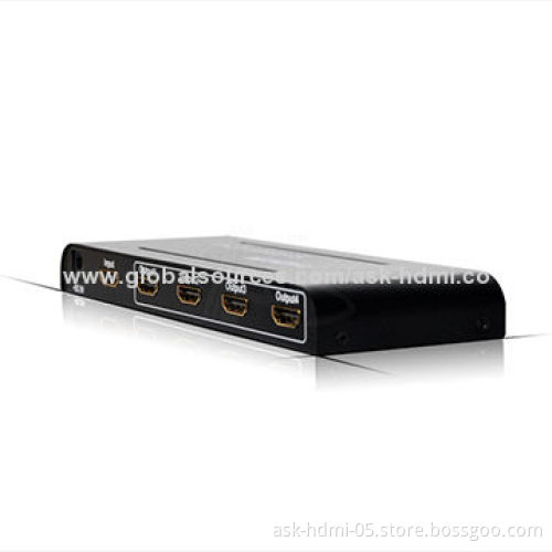 1.4v 3D 4kx2k 1x4 HDMI video and audio amplifier splitter